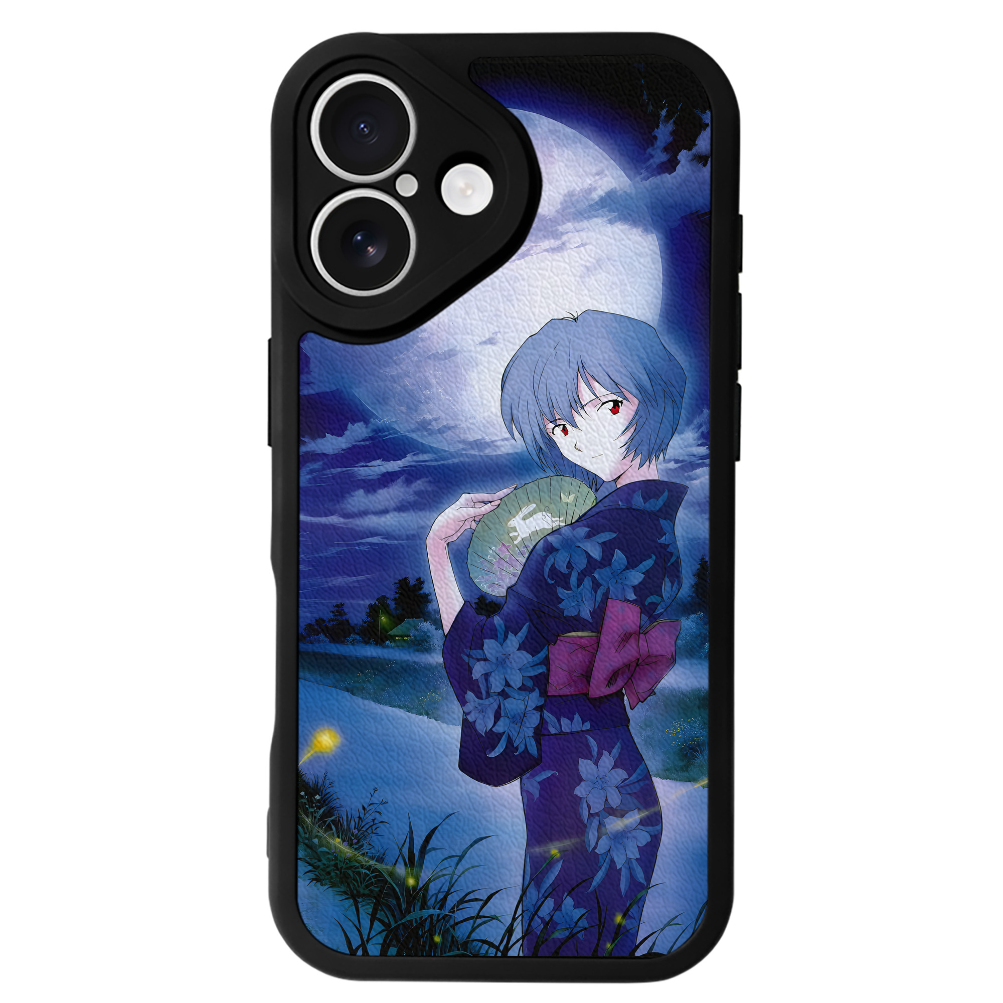 （画像用） EVA 新世紀エヴァンゲリオン 【iPhone 16シリーズ対応】シリコンスマホケース（レザー調） 材質：シリコン